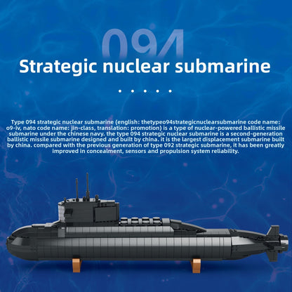 094 Type Strategic Nuclear Submarine Building Block Toy