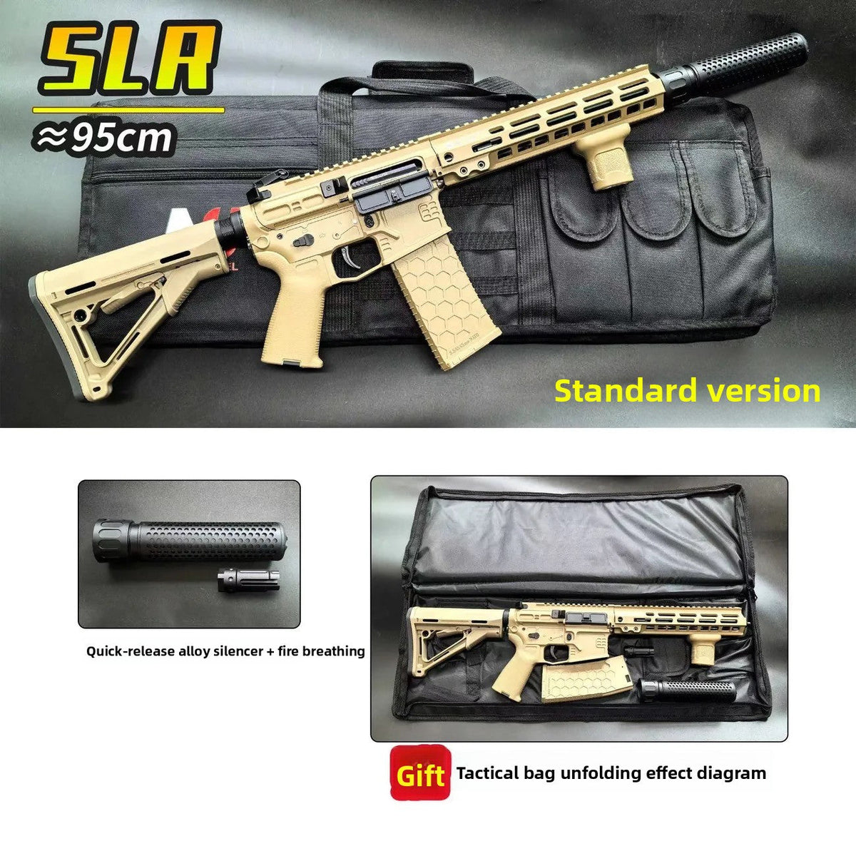 ZF SLR High Quality Electric Gel Blaster With Storage Bag