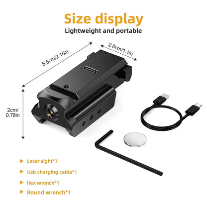 1043 Undermount Metal Red Green and Blue Laser Sight