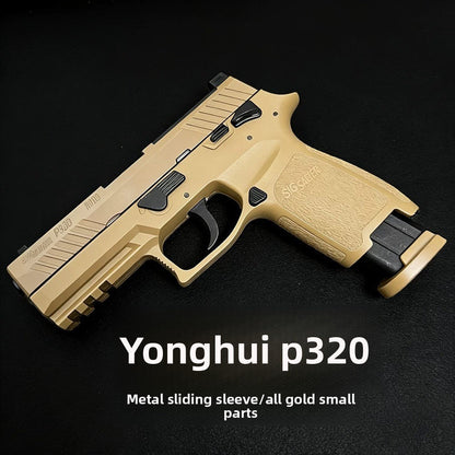 YH P320-M18 Manual Metal Shell Ejected Dart Blaster
