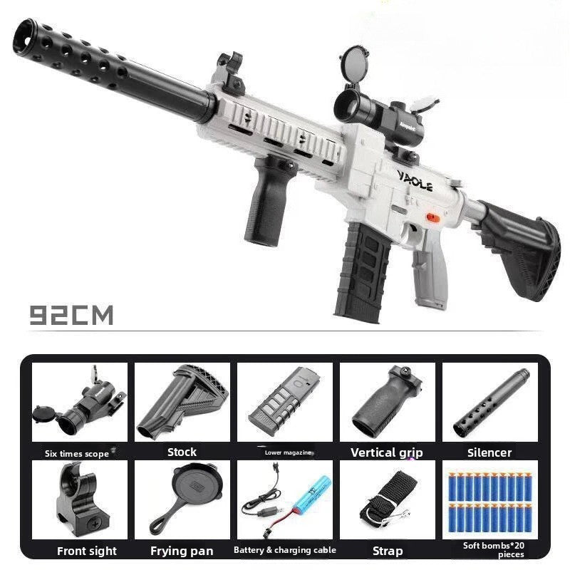 M416 Electric Continuous Firing Soft Bullet Toy Gun Dart Blaster