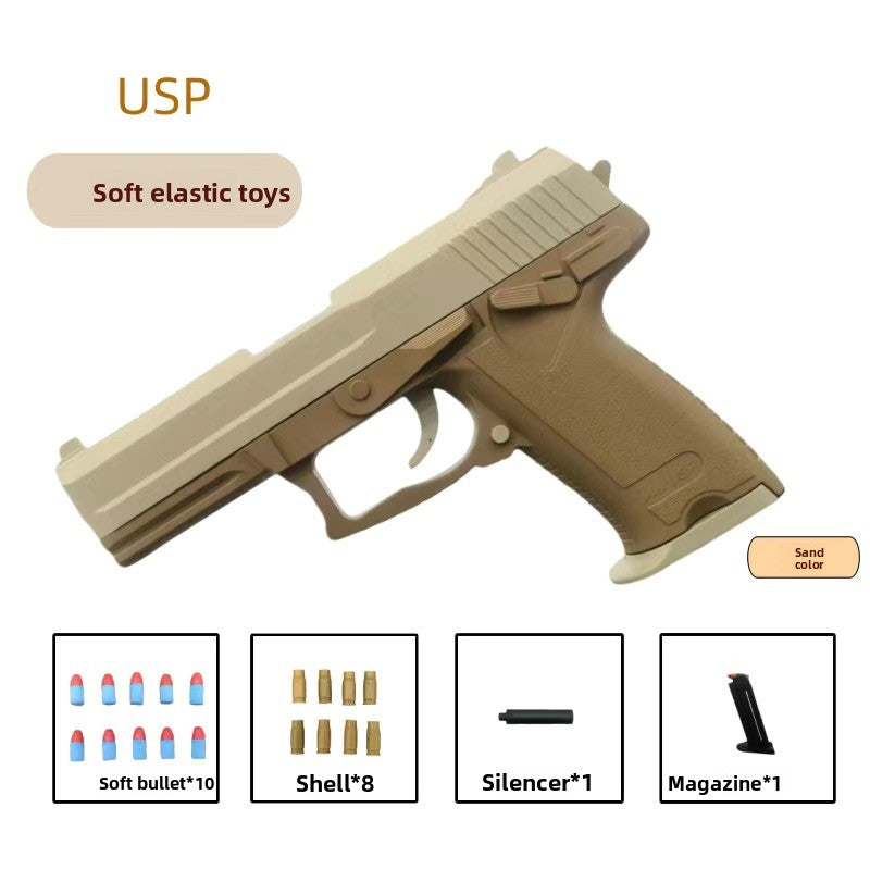 USP Manual Shell Ejection Soft Bullet Gun Pistol