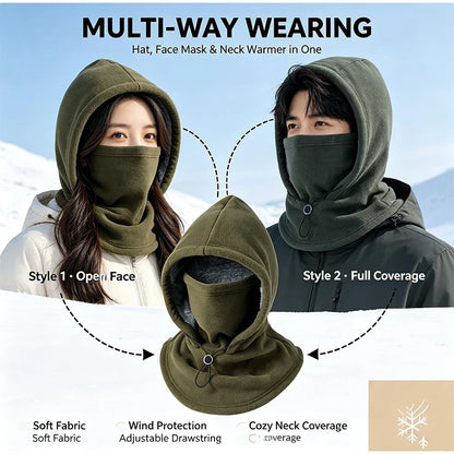 Windproof Fleece Hooded Balaclava