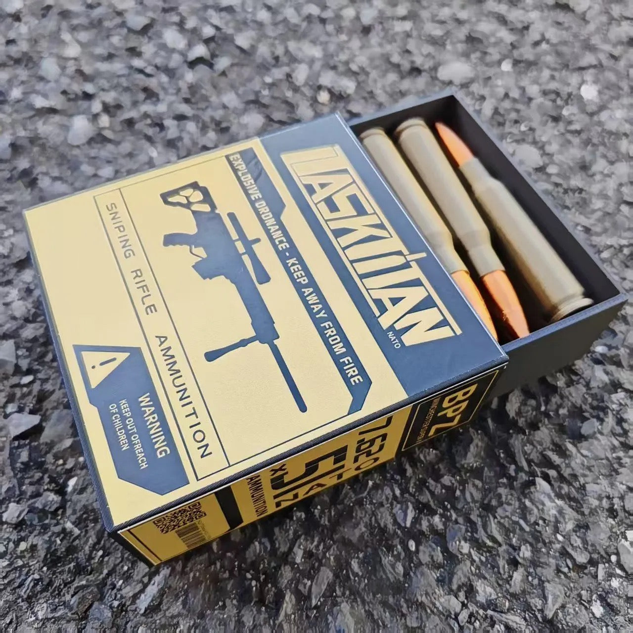 3D Printed 762mm Bullet Model Ornament