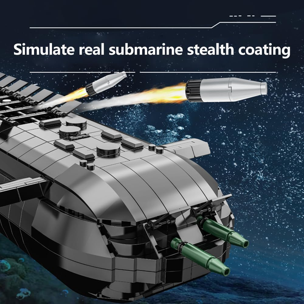 Penrose 941 Typhoon-Class Nuclear Missile Submarine Building Block Model Set