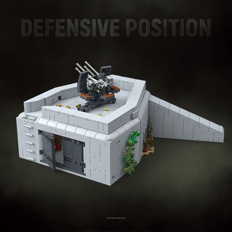 WWII German Atlantic Wall Building Block Set