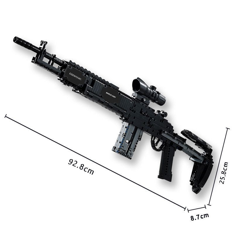 MK14 Building Block Toy Gun Model