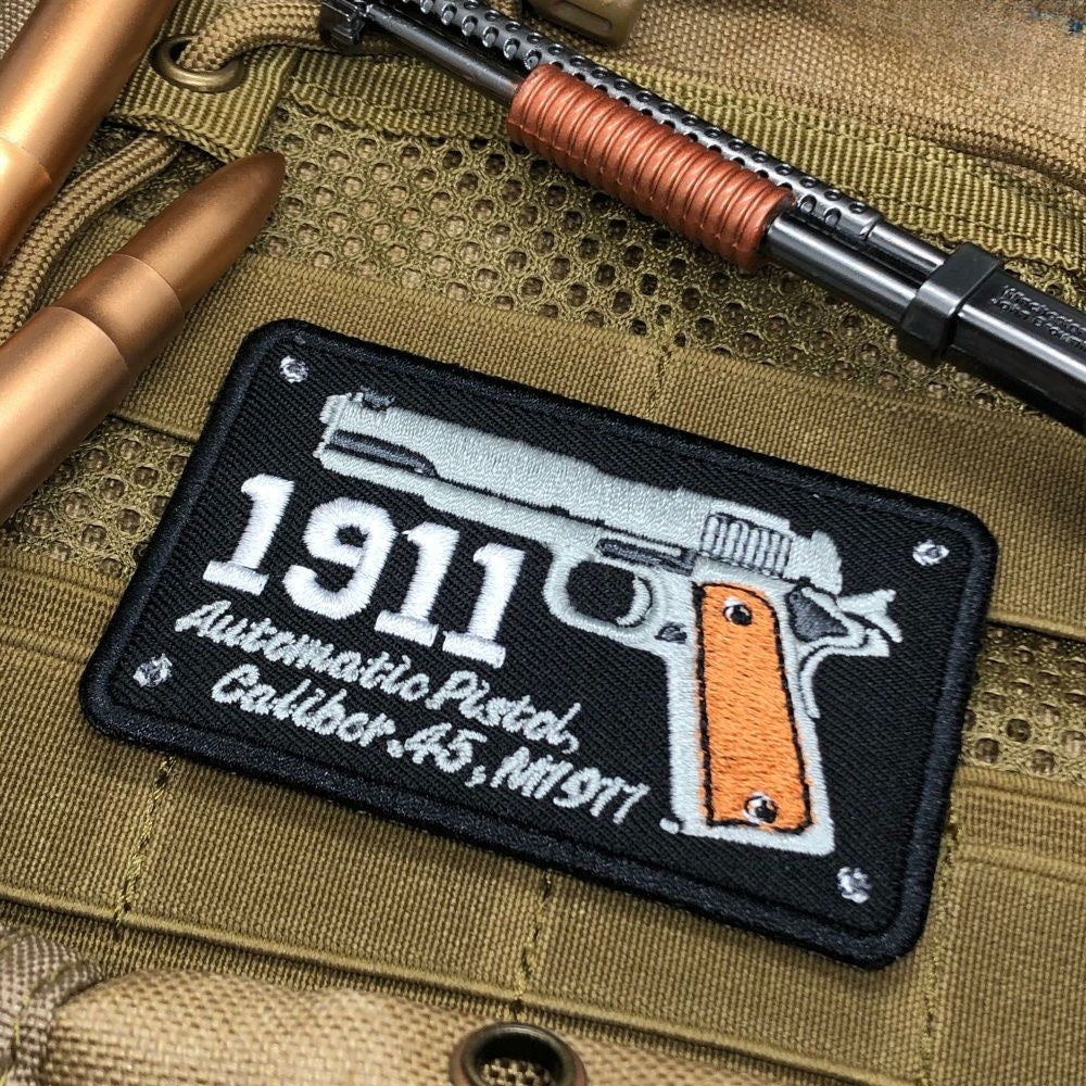 1911 Tactical Morale Badge Embroidered Velcro
