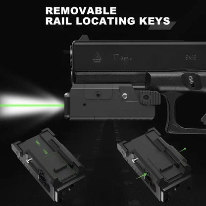 1000/1200 Lumen Under-Hang Metal Laser Flashlight
