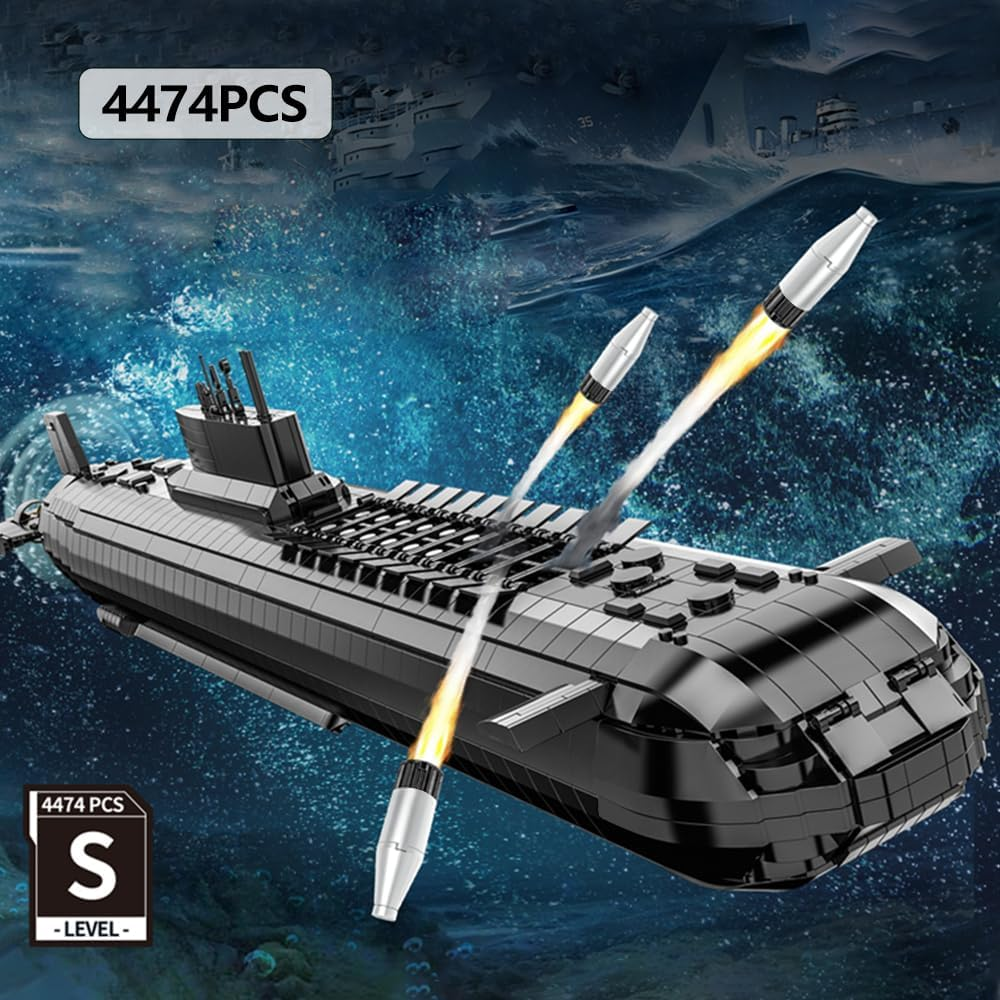 Penrose 941 Typhoon-Class Nuclear Missile Submarine Building Block Model Set