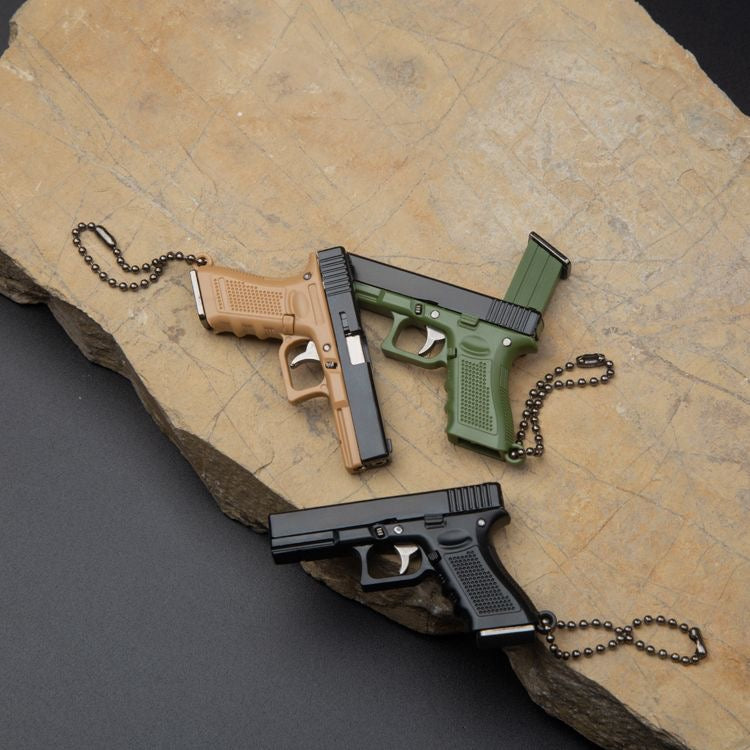 1:3.5 Mini G***K Metal Model Keychain