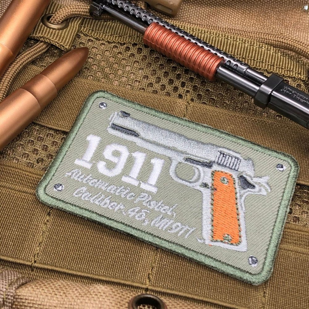 1911 Tactical Morale Badge Embroidered Velcro
