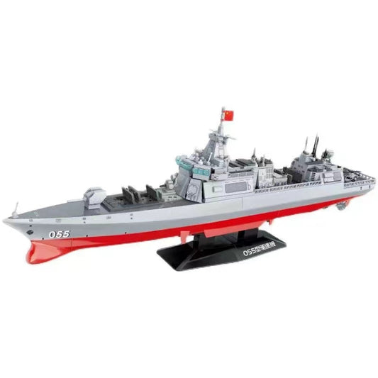 055 Destroyer Military Building Blocks Model