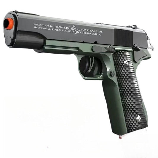 1911 Automatic Shell Ejection Soft Bullet Gun - Toy Pistol Gift