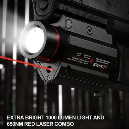1000/1200 Lumen Under-Hang Metal Laser Flashlight
