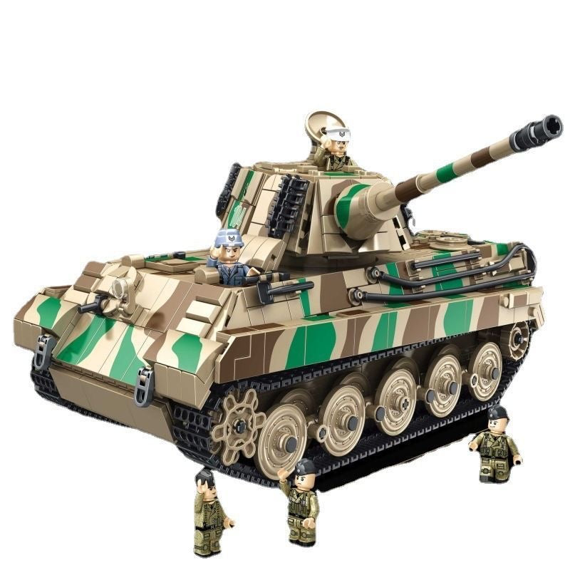 WWII King Tiger Heavy Tank Building Block Set