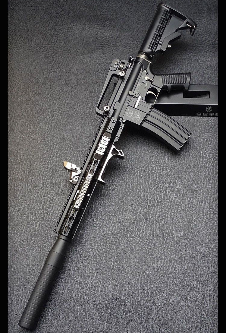1:2.05 V2 M4a1 Metal Toy Gun Model