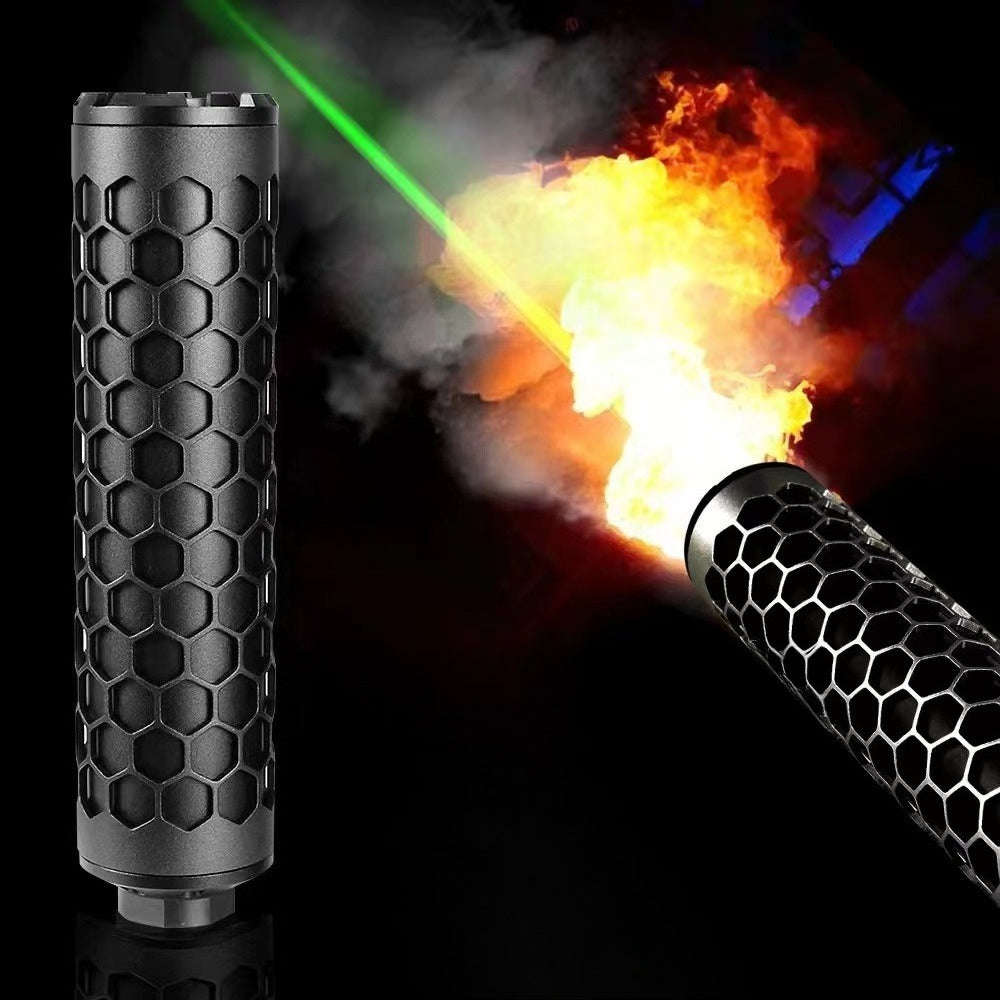 New Metal Rainbow Smoke Tracer Silencer