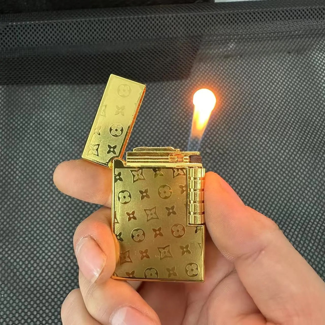 Metal Windproof Refillable Slim Lighter