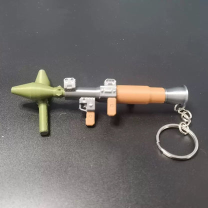 1:10 3D Printed RPG Rocket Launcher Keychain Model