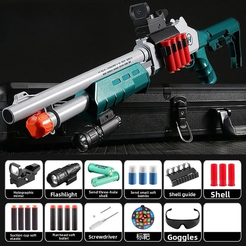 XM1014 Shell Ejecting Soft Bullet Gun - Shotgun