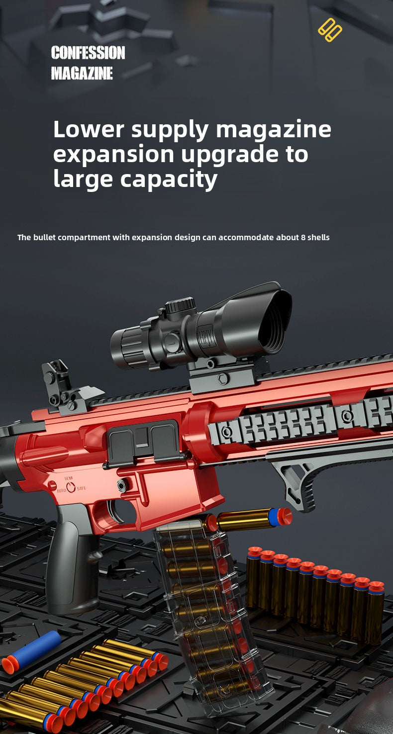 HK416D Manual Shell Ejection Dart Blaster-Toy Gun