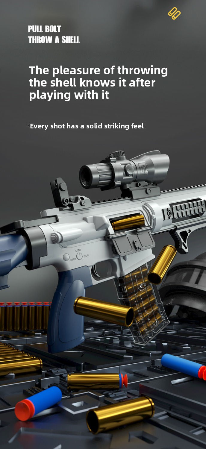 HK416D Manual Shell Ejection Dart Blaster-Toy Gun
