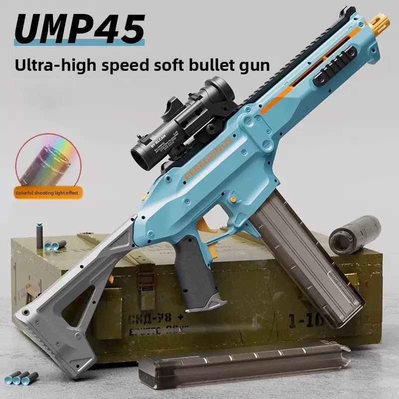 UPM45 High-Speed Electric Continuous Firing Soft Bullet Toy Gun