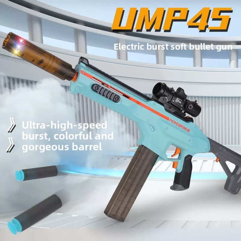 UPM45 High-Speed Electric Continuous Firing Soft Bullet Toy Gun