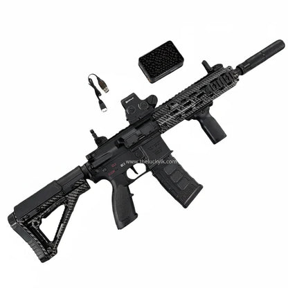 Carbon Fiber 416D-Style Gel Blaster With SMR Handguard (V2)
